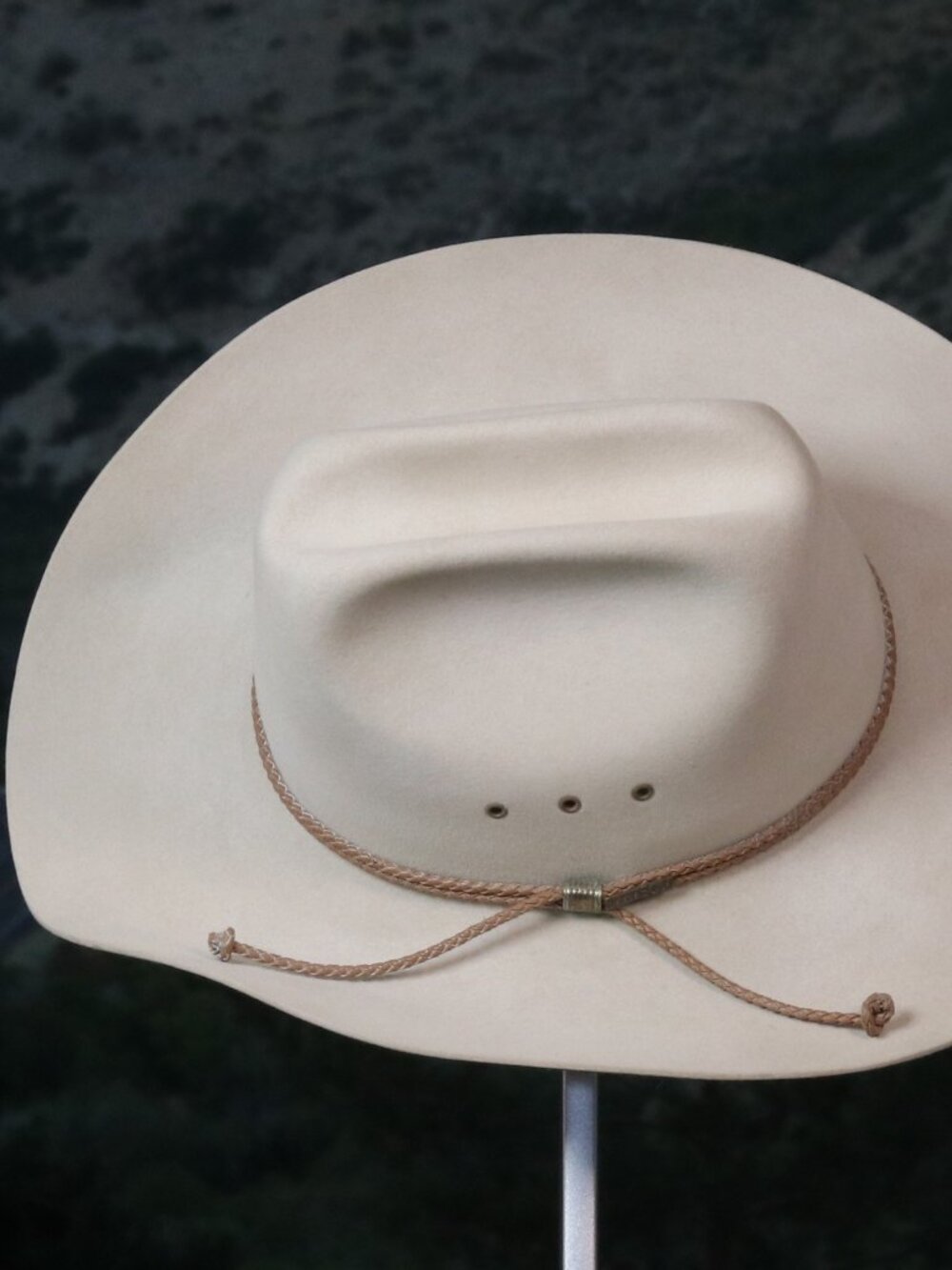 Vintage J.B Stetson 4x beaver Cowboy hat, 7 ½ half, customized